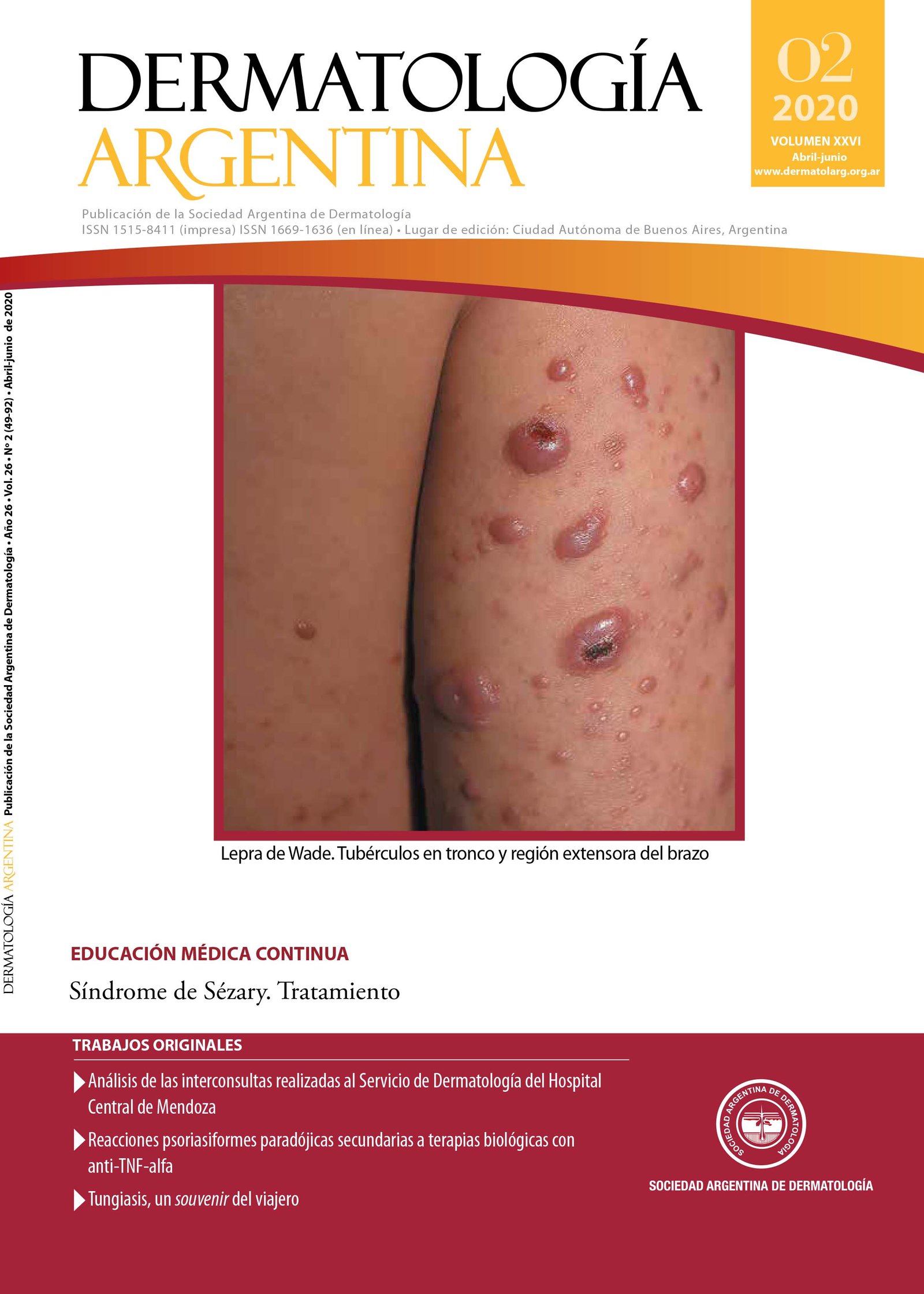 Revista Dermatología Argentina Nº 2 de 2020