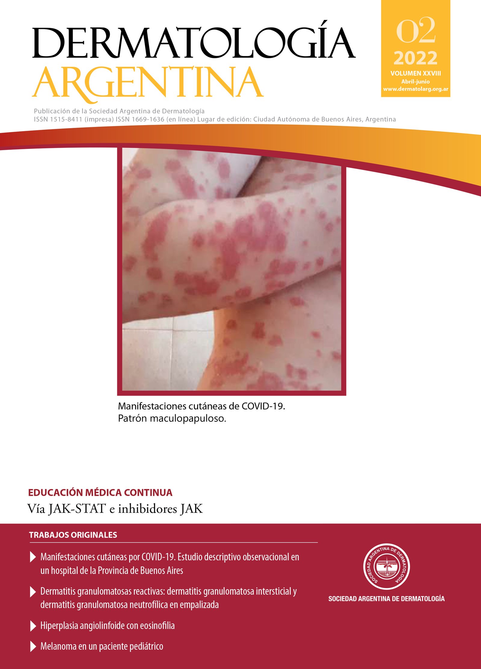 Revista de la Sociedad Argentina de Dermatología N° 2 de 2022